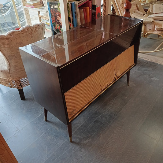 Mobile* Radio Giradischi Grundig Vintage Anni'60 Cm101x39x72h