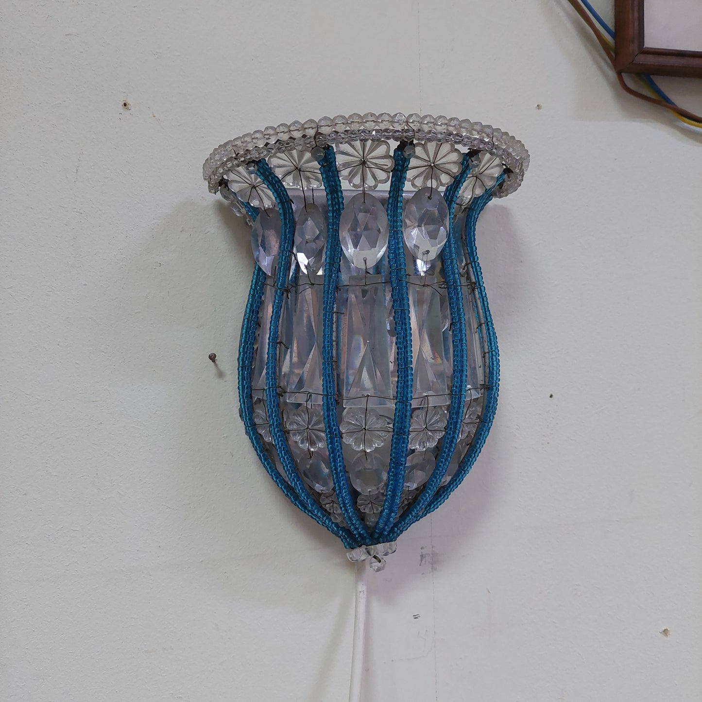 Applique Art Déco Vetro E Cristallo Primi 900