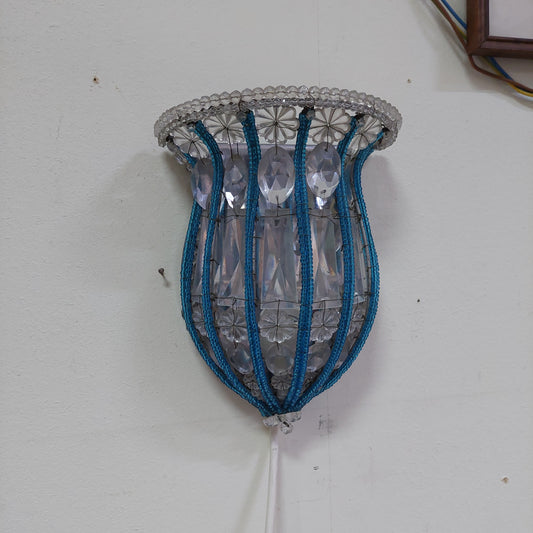 Applique Art Déco Vetro E Cristallo Primi 900