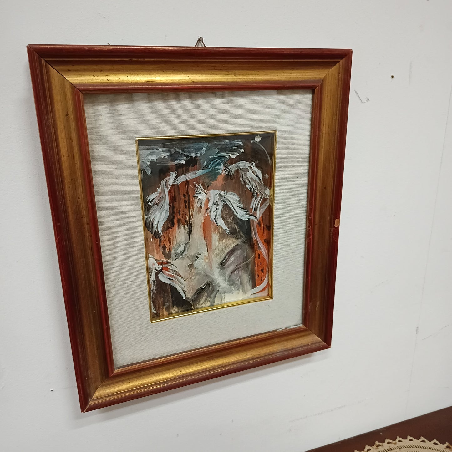 Q/ Sogno Olio Su Tela Di A.sorrentini Cm35x41