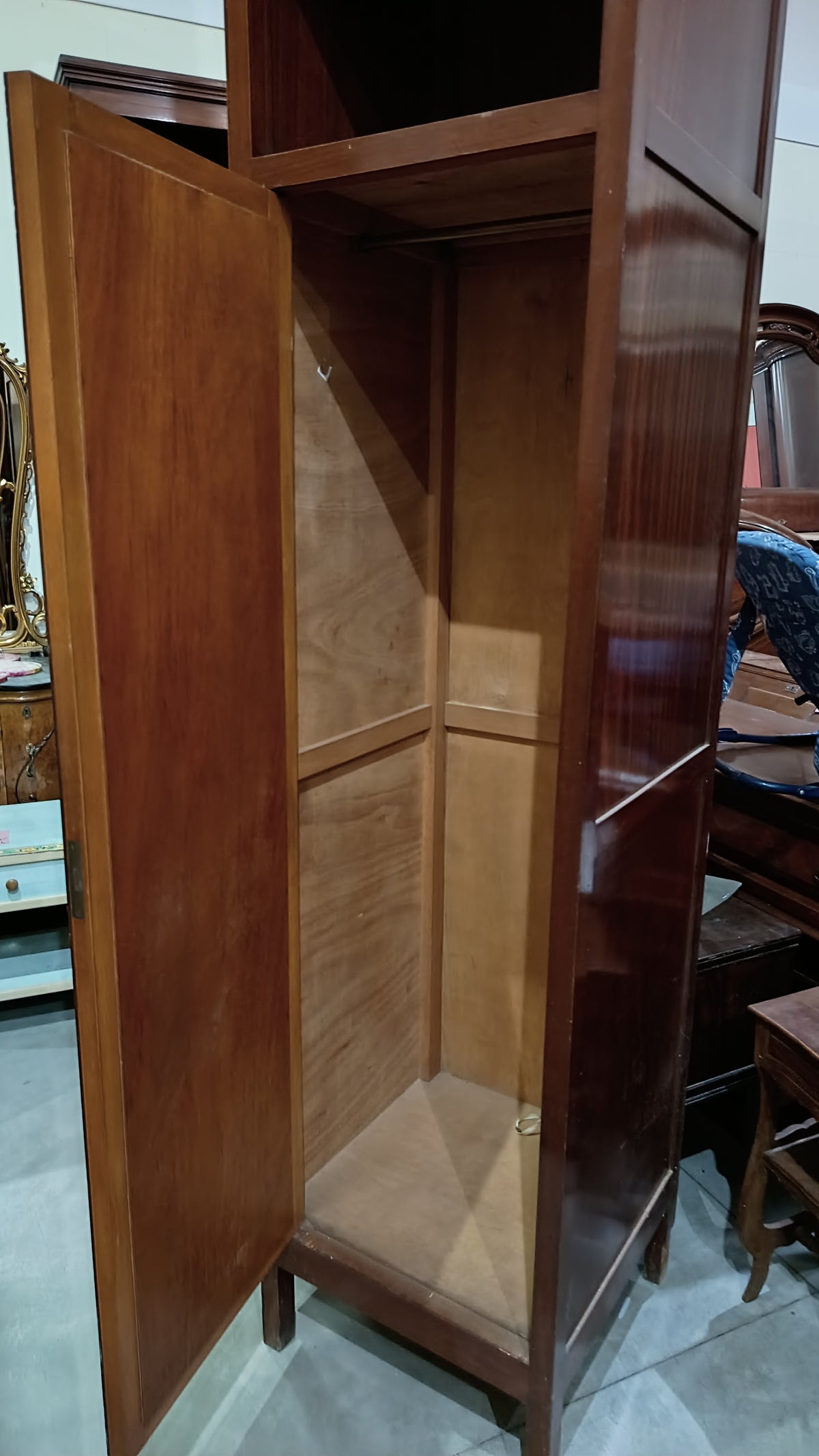 Armadio Liberty Colonna Con Specchio 1/a Cm60x58x230