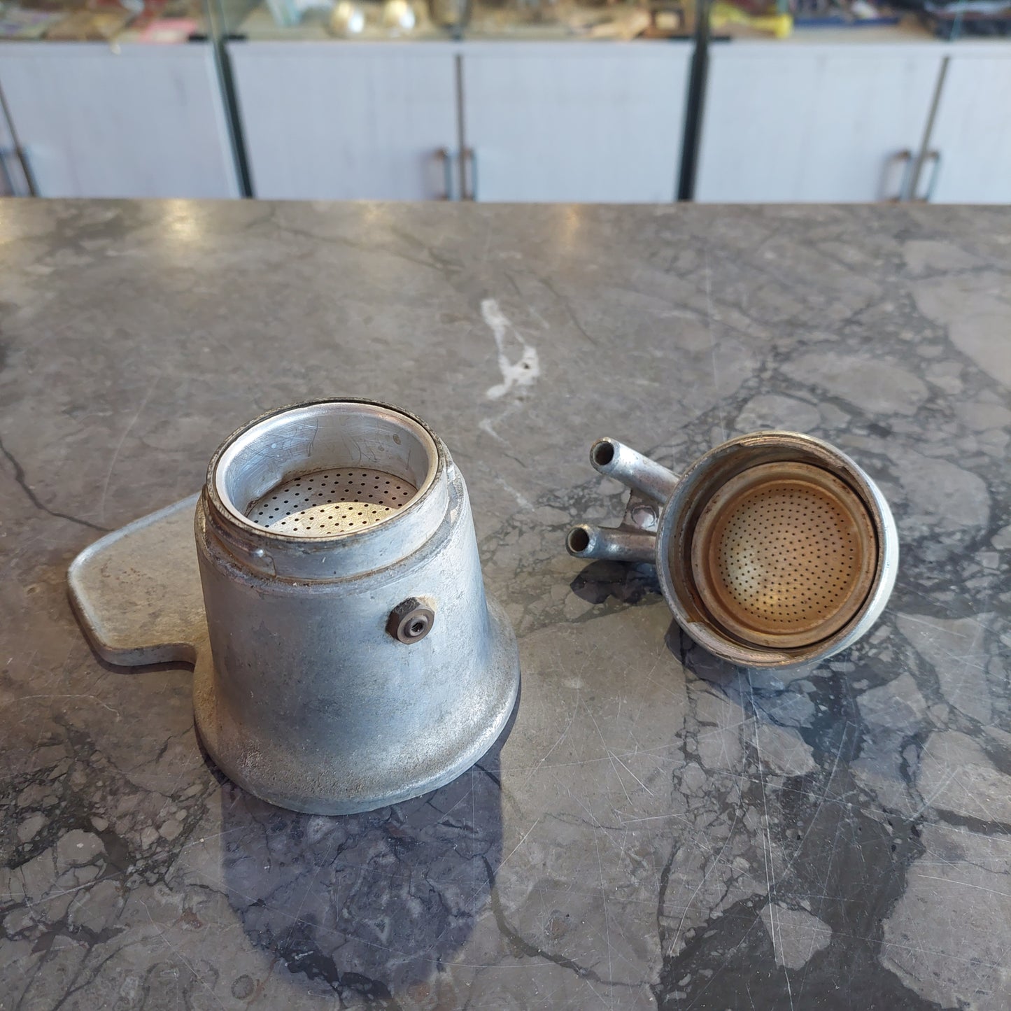 Moka Caffettiera Doppia Vintage 2 Tazzine