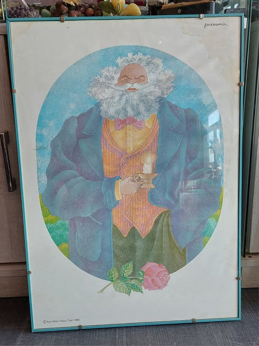 Q/ Poster* Karl Marx Di "jose' Ramon" Cm43x60