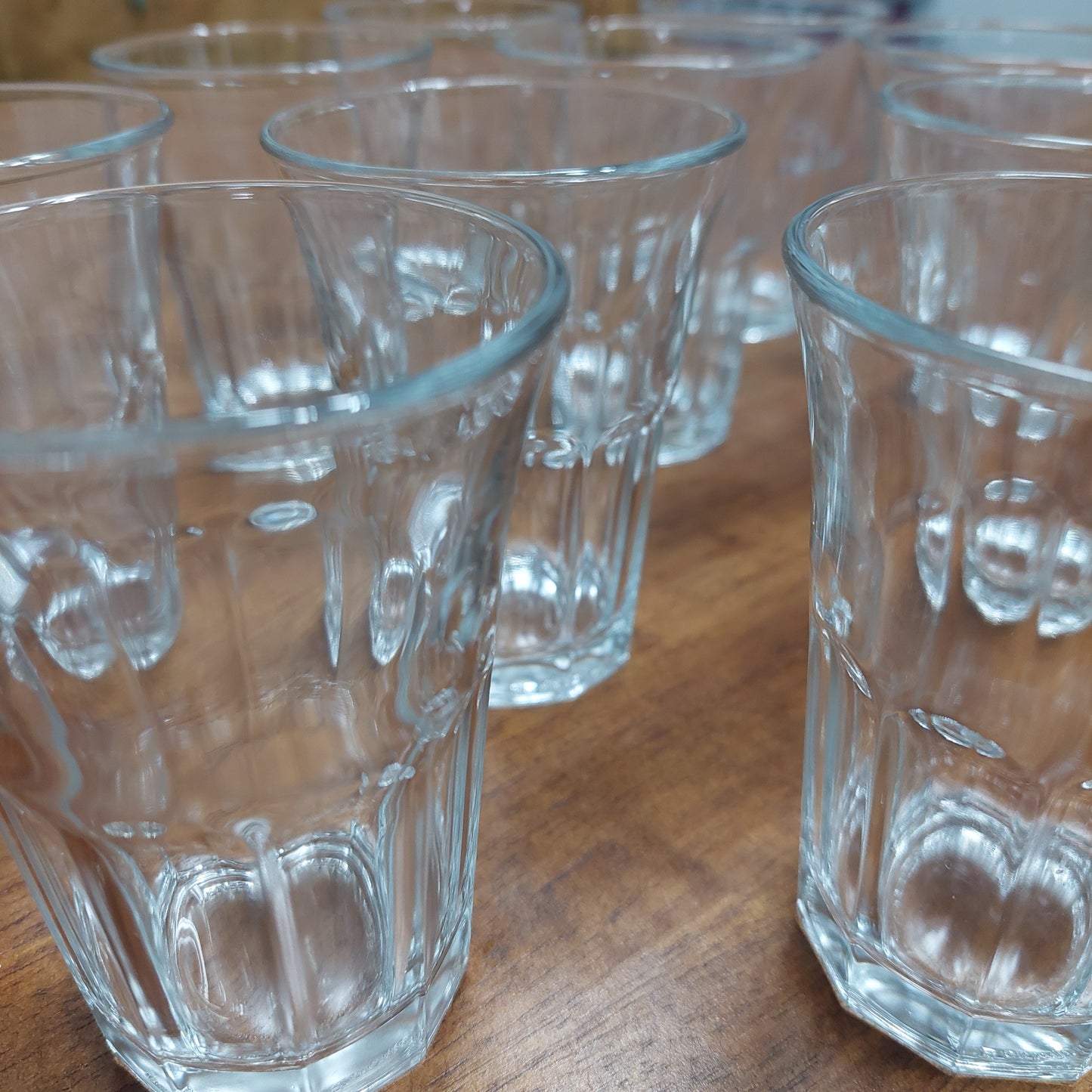 Set/10 Bicchieri Vetro Bormioli Vintage