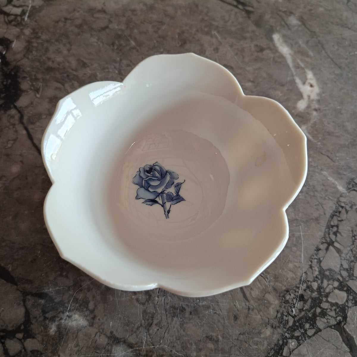 Ciotolina Vintage Rosa Blu Porcellana Giapponese