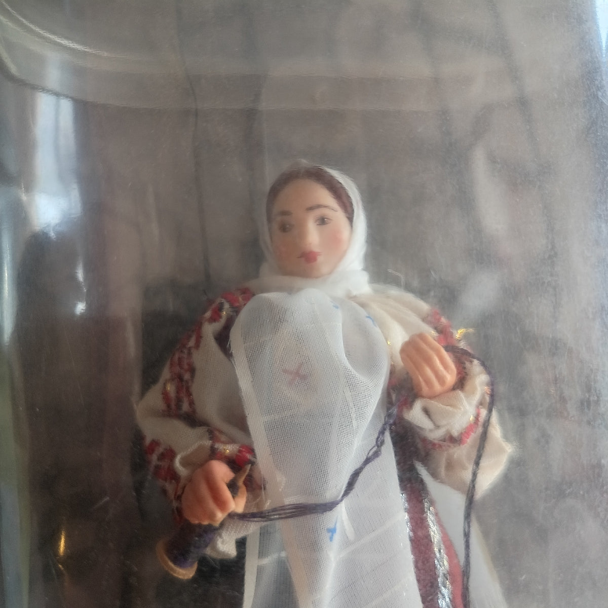 Bambola Artigianale Vintage Da Collezione Romania