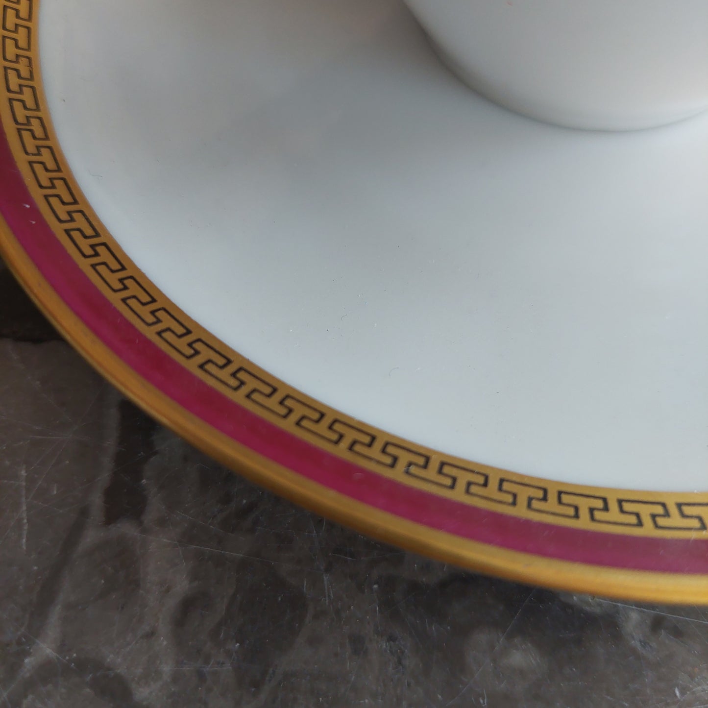 Set/6 Tazze The Con Piattini * Porcellana Bohemia Carlsbad