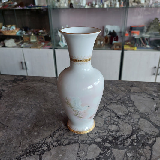 Vasetto Porcellana Limoges Decoro Stile Cinese