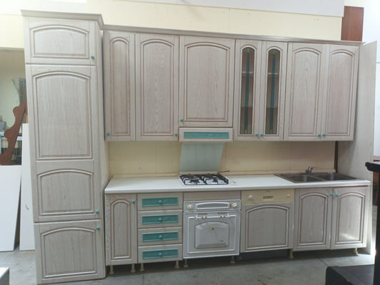 Cucina Lineare "tomassi" Completa Di Tavolo E Sedie