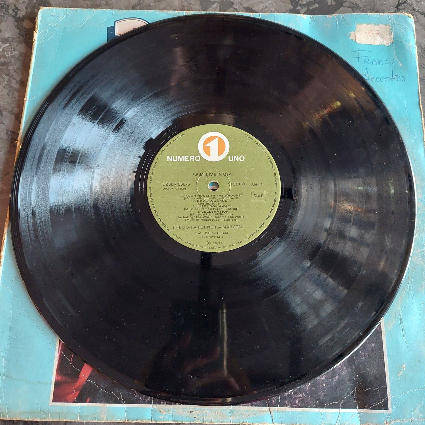 V/live In U.s.a. - Premiata Forneria Marconi* (lp)