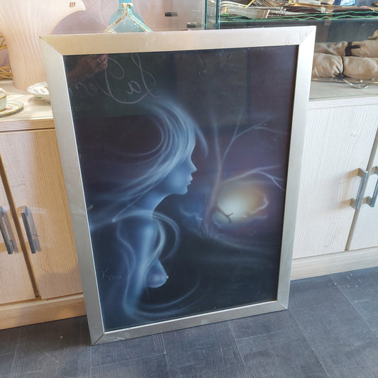 Quadro Stile Fantasy Firmato E Certificato Kari Cm56,5x76,5