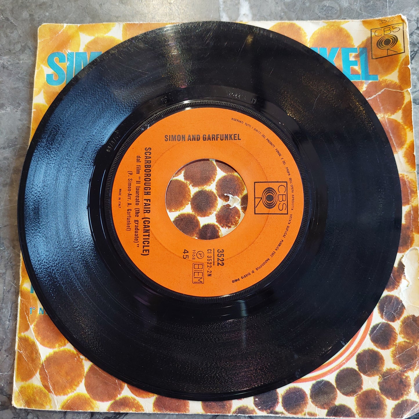 V/mrs. Robinson/scarborough Fair - Simon And Garfunkel (45 Giri)*