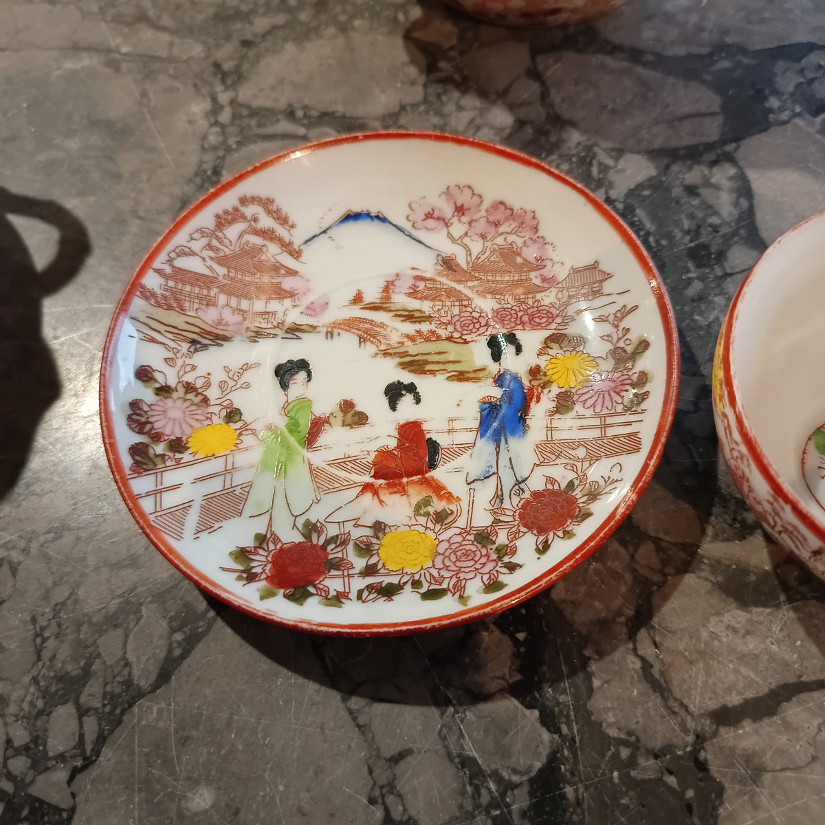 Set/3 Pezzi Porcellana Giapponese Vintage