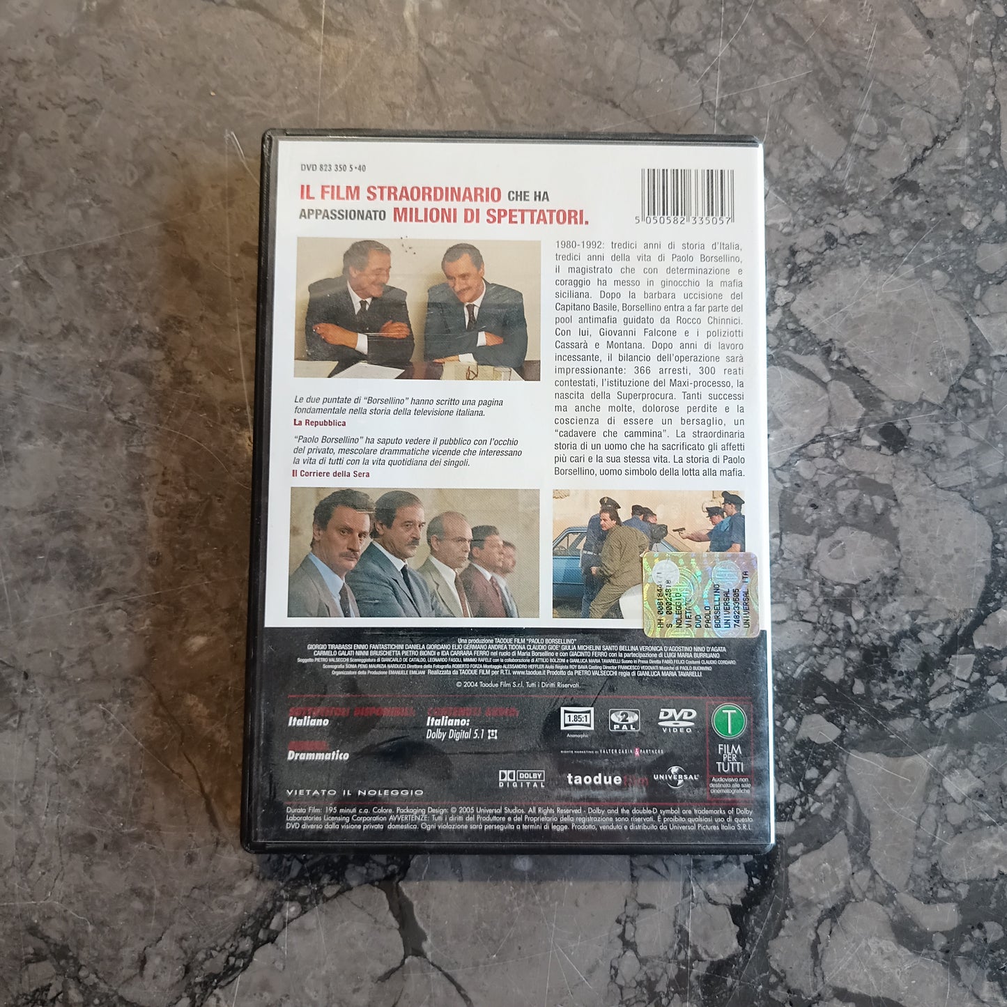 Dvd/paolo Borsellino