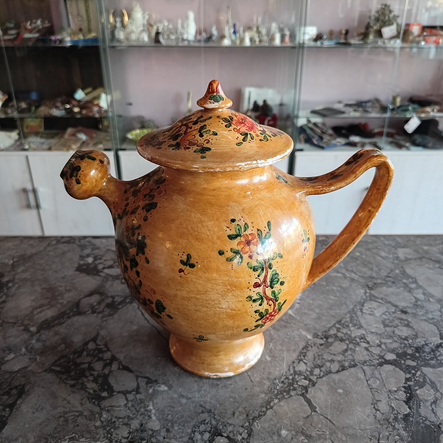 Brocca Ceramica C.a. Rossi Gubbio Primi 900