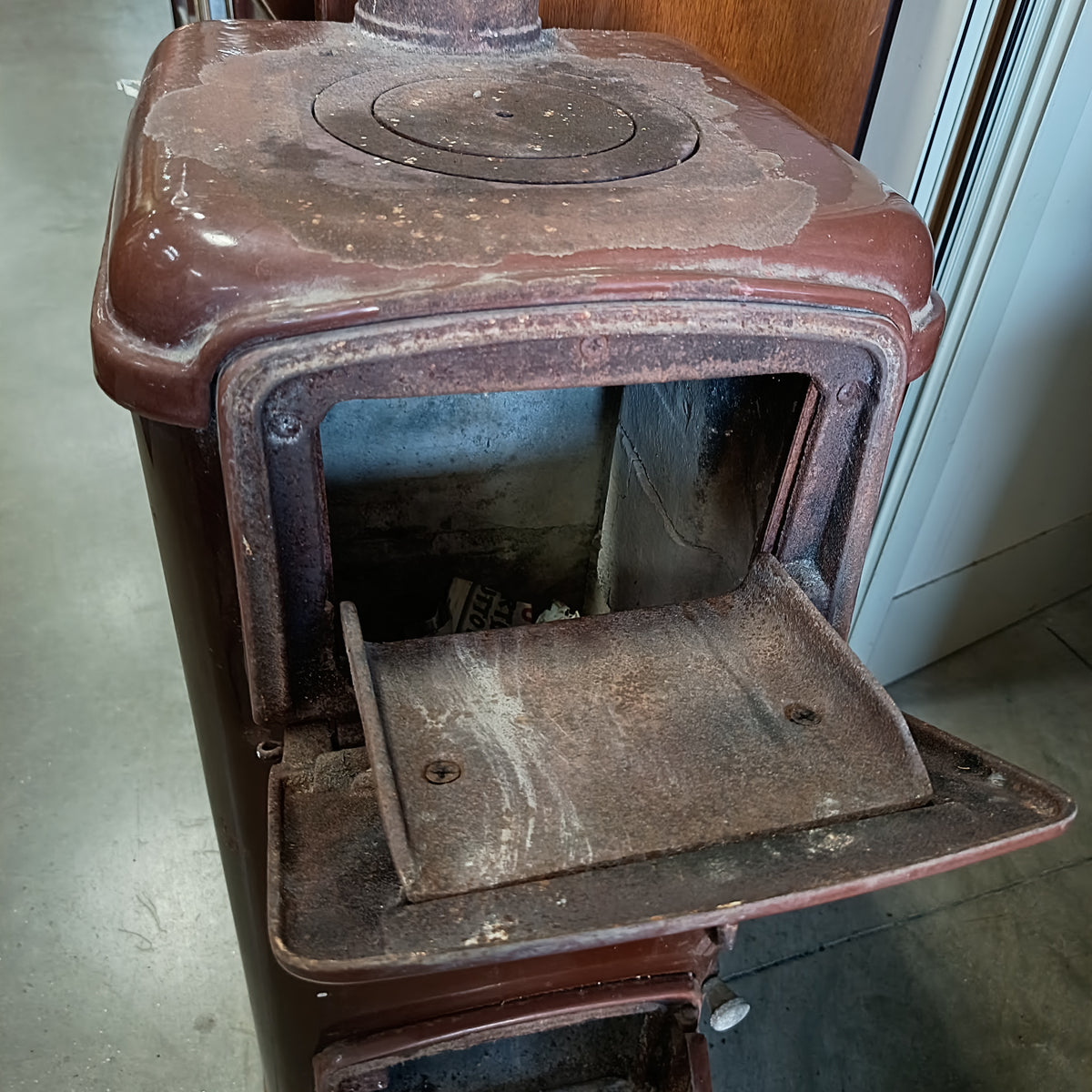 Stufa A Legna Vintage Cm36x42x80