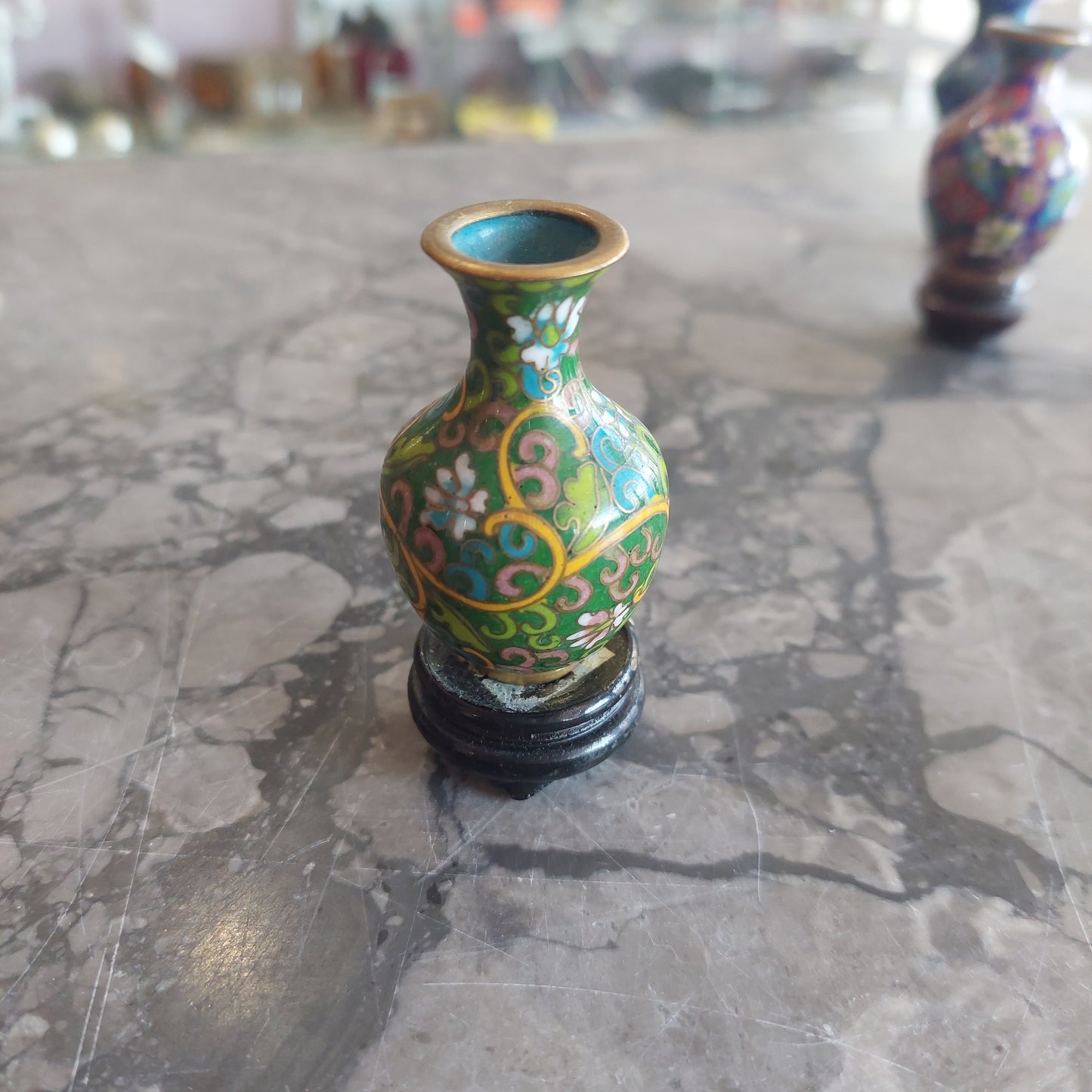 Mini Vasetto Cloisonnè Cinese
