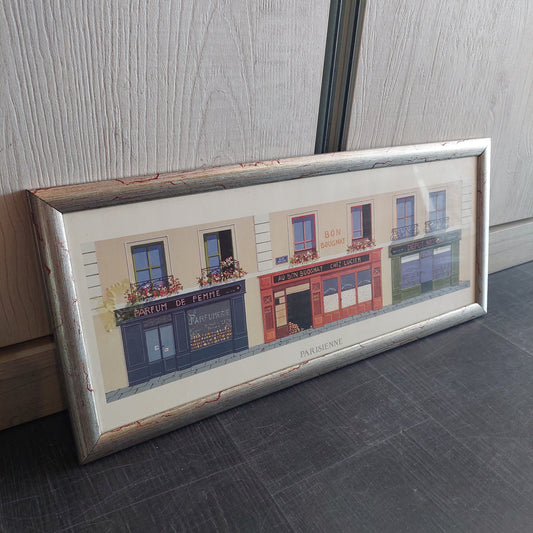 Quadro Stampa Botteghe Parisienne Cm53x23