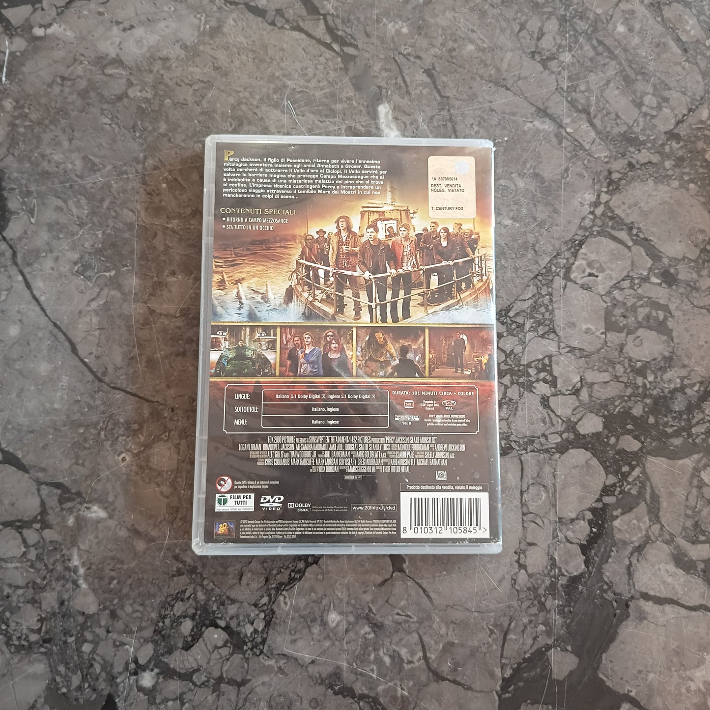 Dvd/percy Jackson E Gli Dei Dell'olimpo | Il Mare Dei Mostri