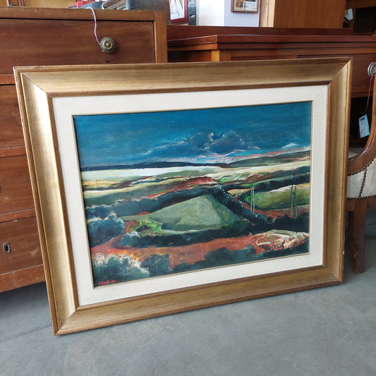 Quadro Paesaggio Di Eligio Egitto Cornice Legno