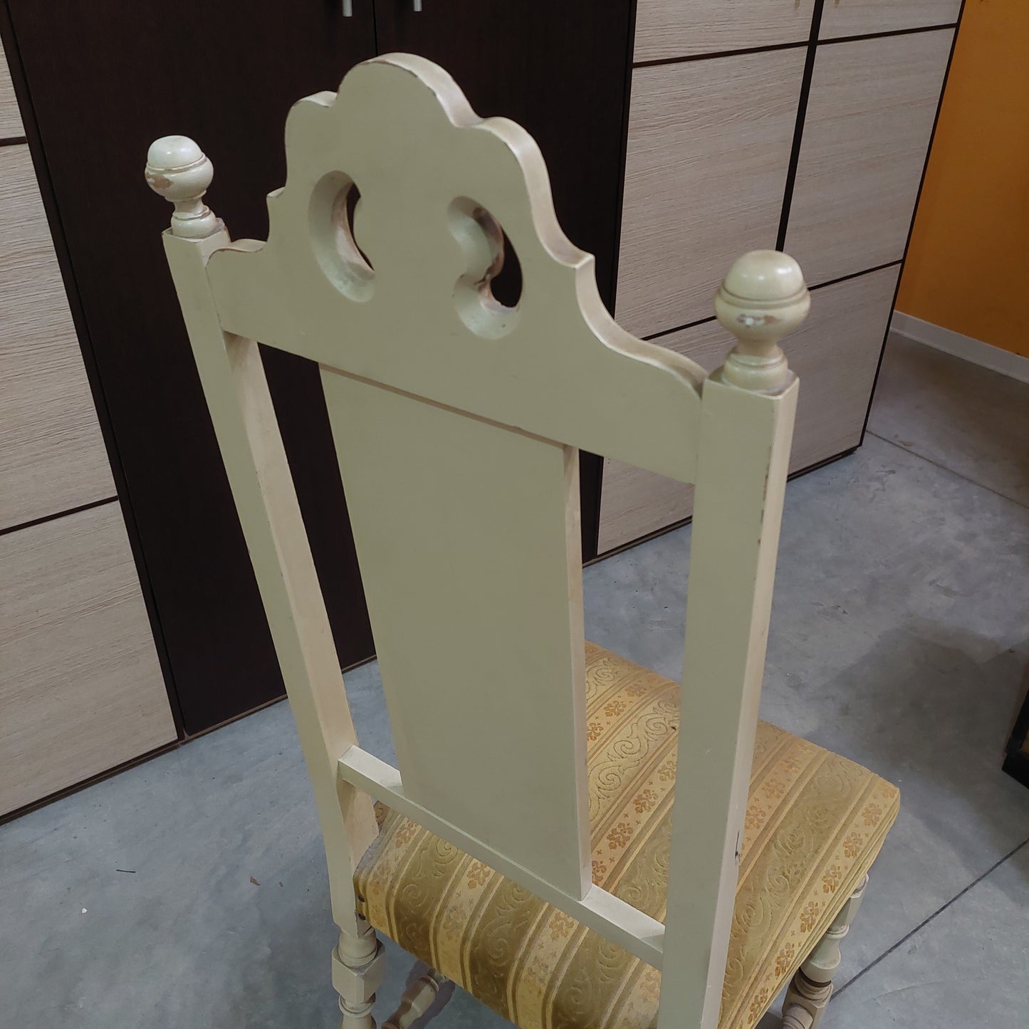 Sedia * Legno Imbottita Stile Veneziano