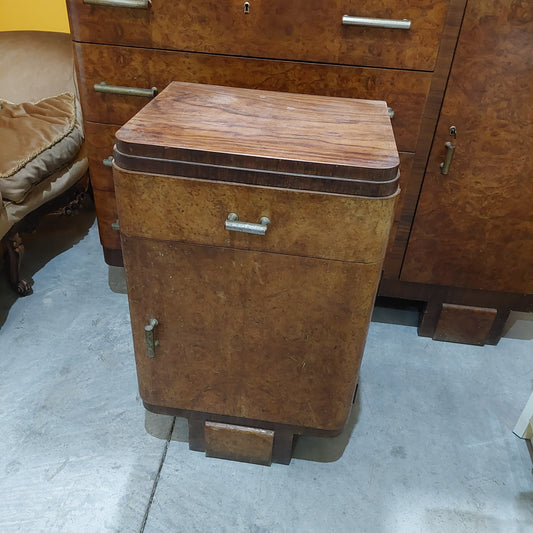 Comodino Stile Decò 1/c 1/s Cm45x37x72h