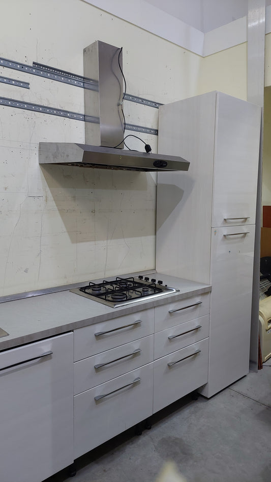 Cucina Lineare Bianca Cm360