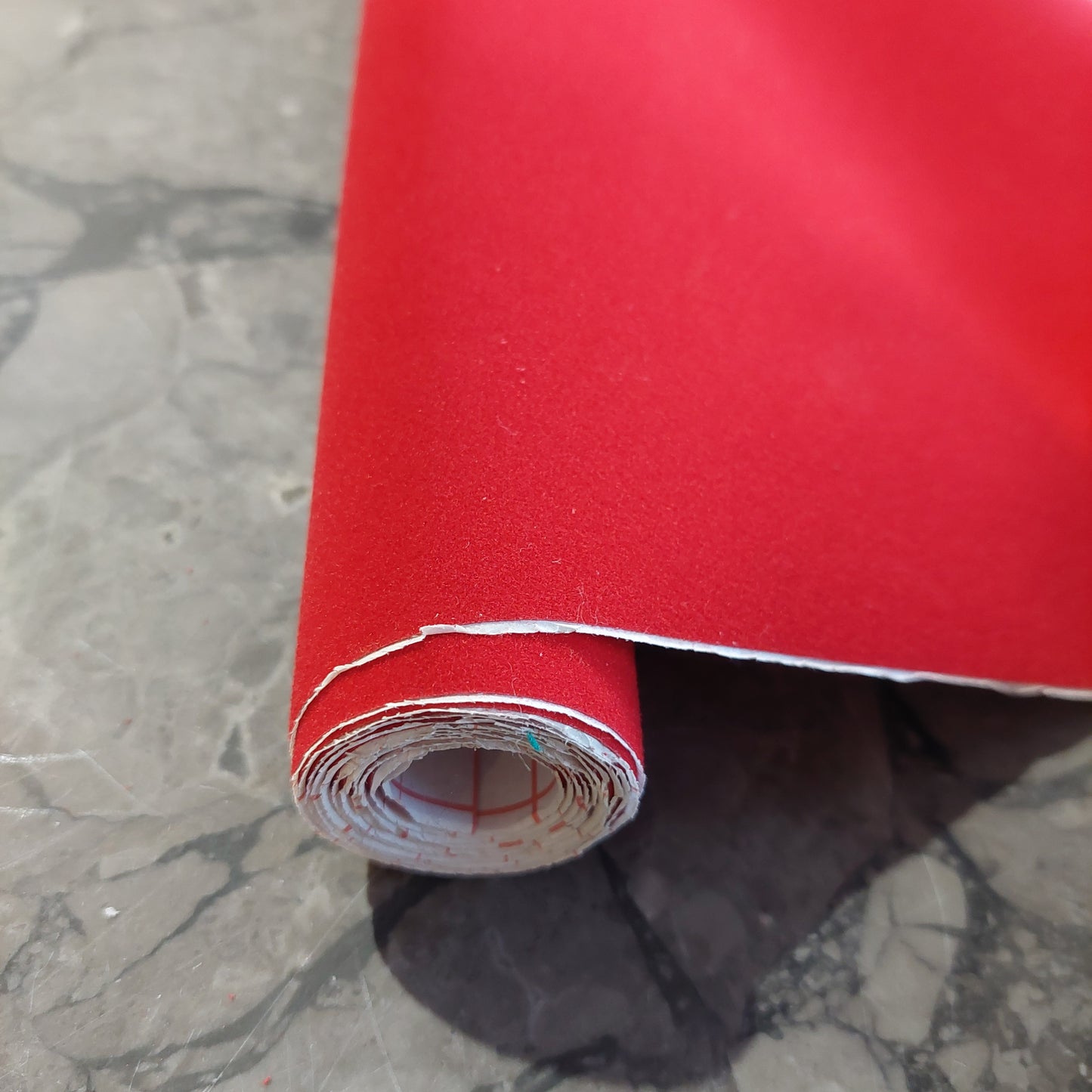 Rotolo Adesivo Velluto Rosso Cm45