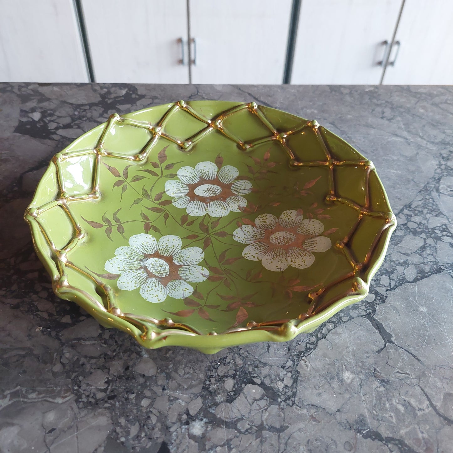 Ciotola * Centrotavola Ceramica La Quercia Italy Art Decò