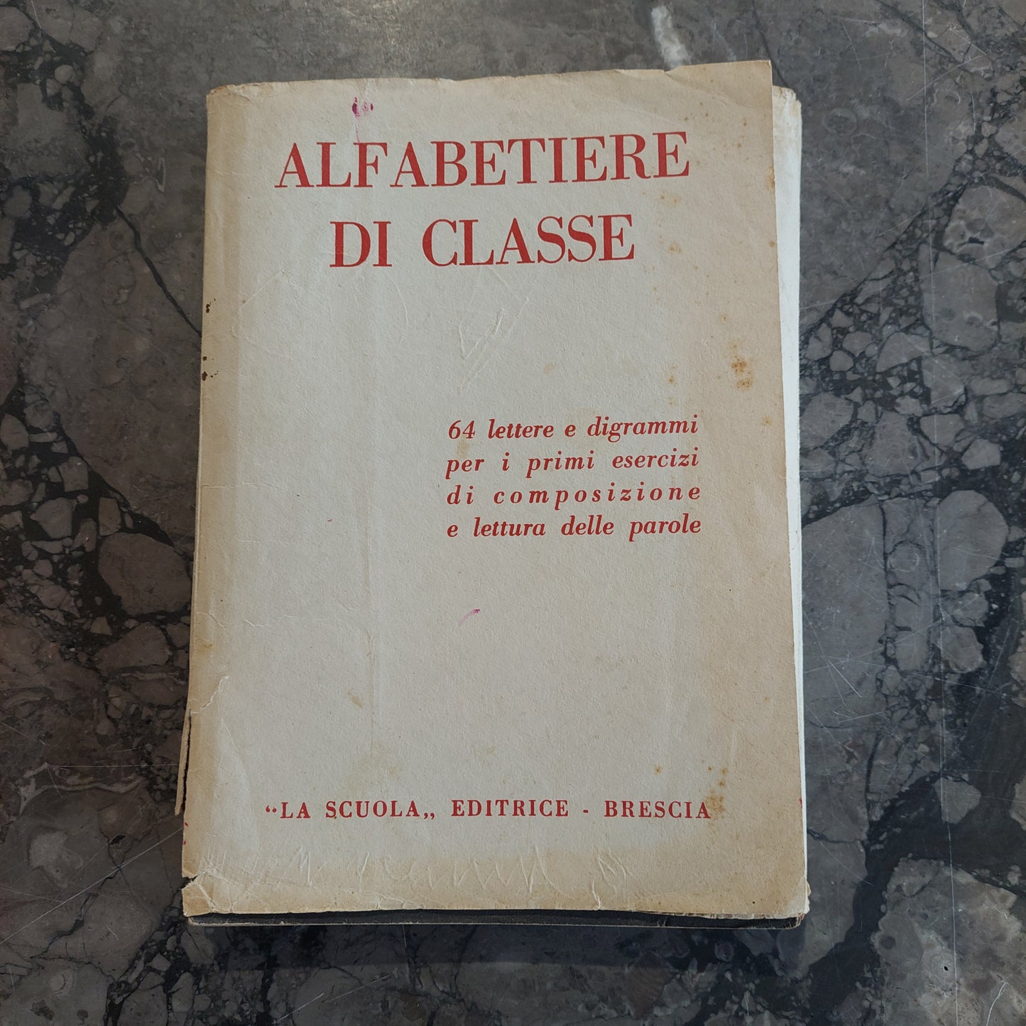 Alfabetiere* Di Classe Vintage