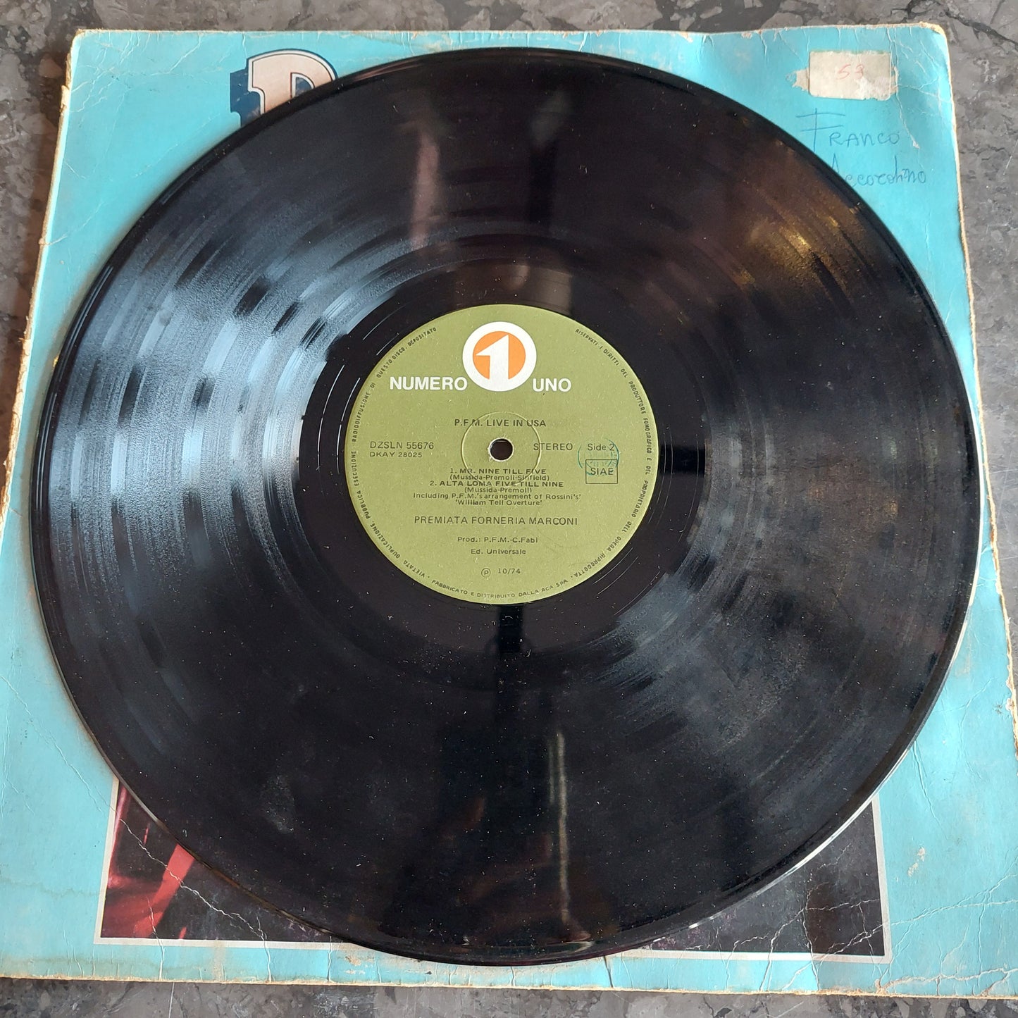 V/live In U.s.a. - Premiata Forneria Marconi* (lp)