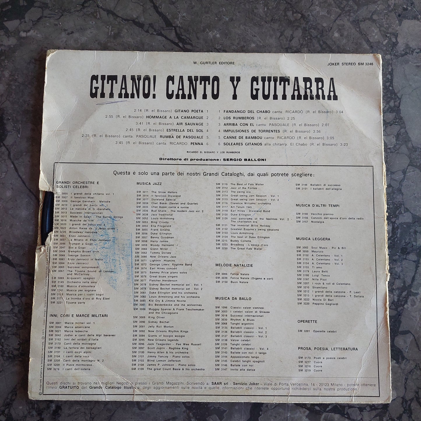 V/gitano! Canto Y Guitarra (33 Giri)*