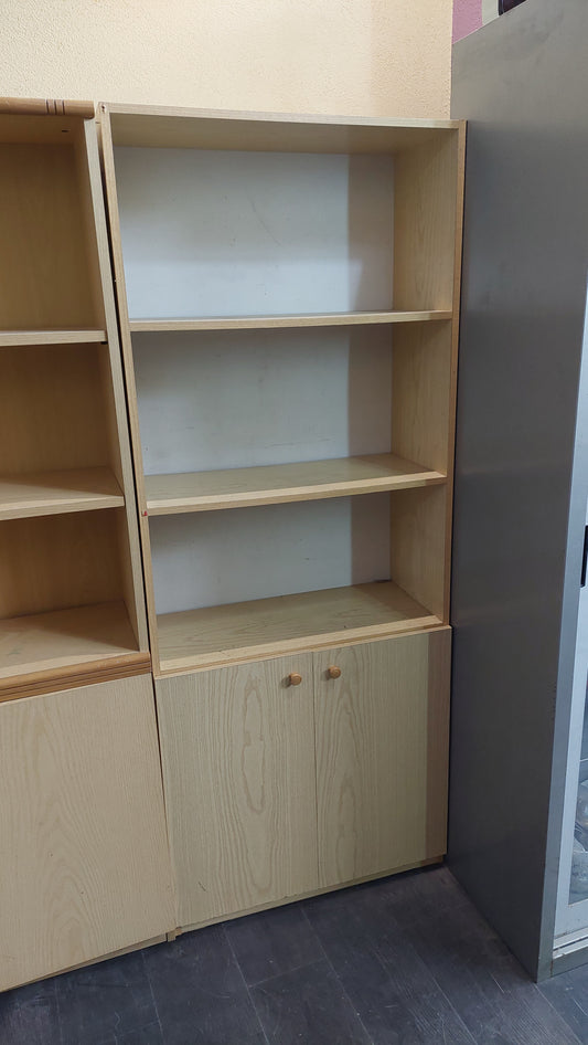 Scaffale Libreria Color Frassino Cm70x32x176h