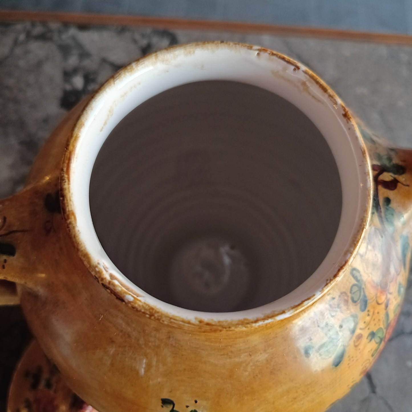 Brocca Ceramica C.a. Rossi Gubbio Primi 900
