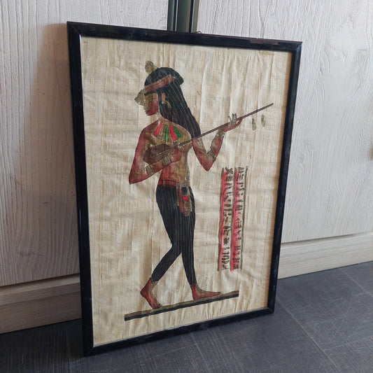 Quadro Papiro Cornice Nera Cm33x46