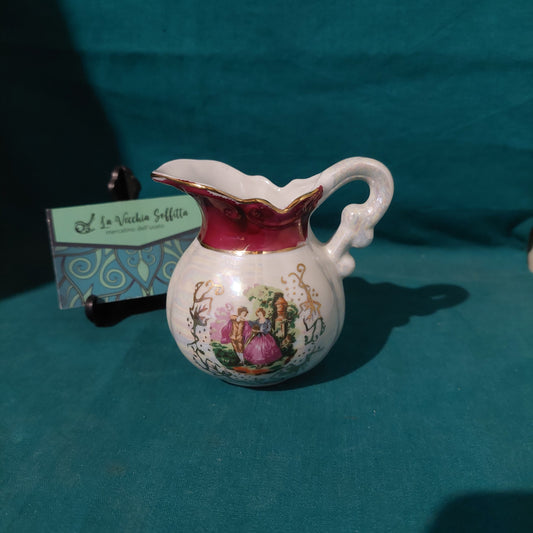 Lattiera Porcelaine Veritable Da Collezione Primi '900