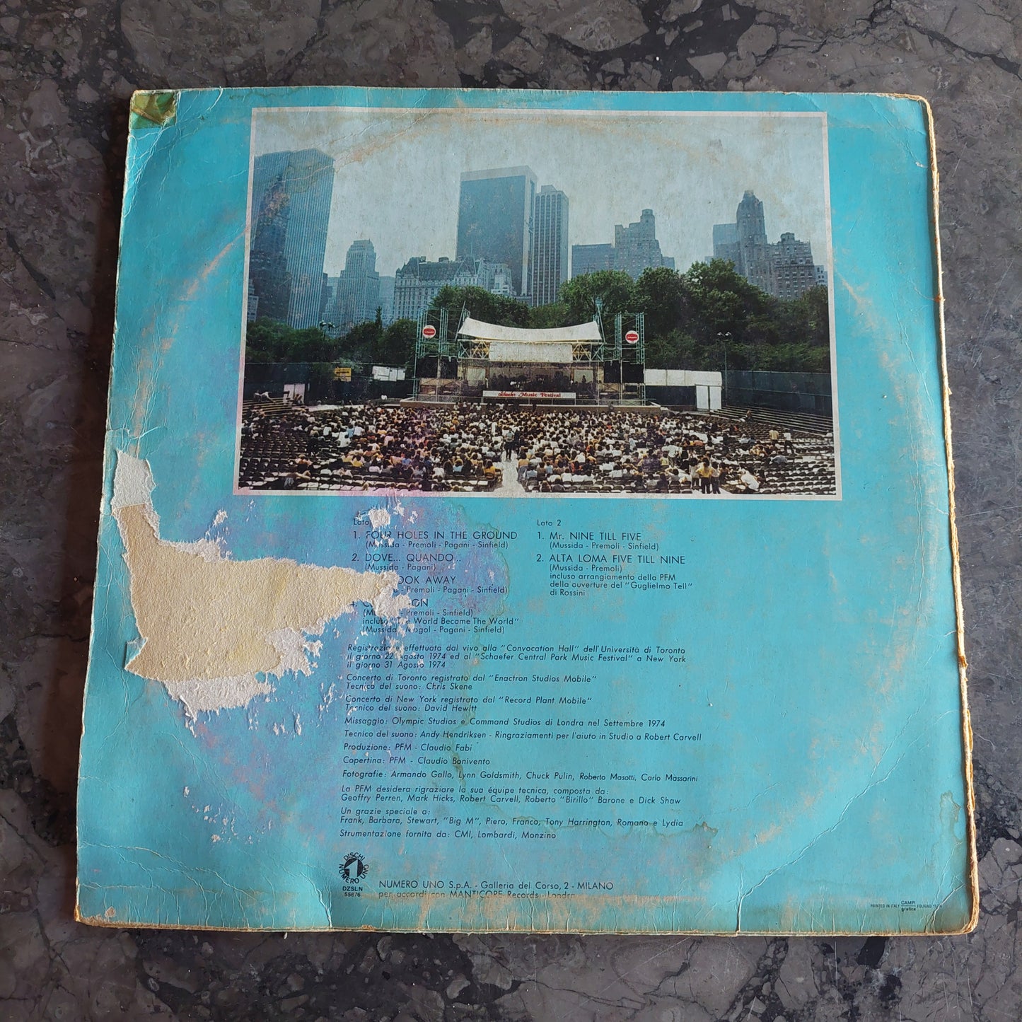 V/live In U.s.a. - Premiata Forneria Marconi* (lp)