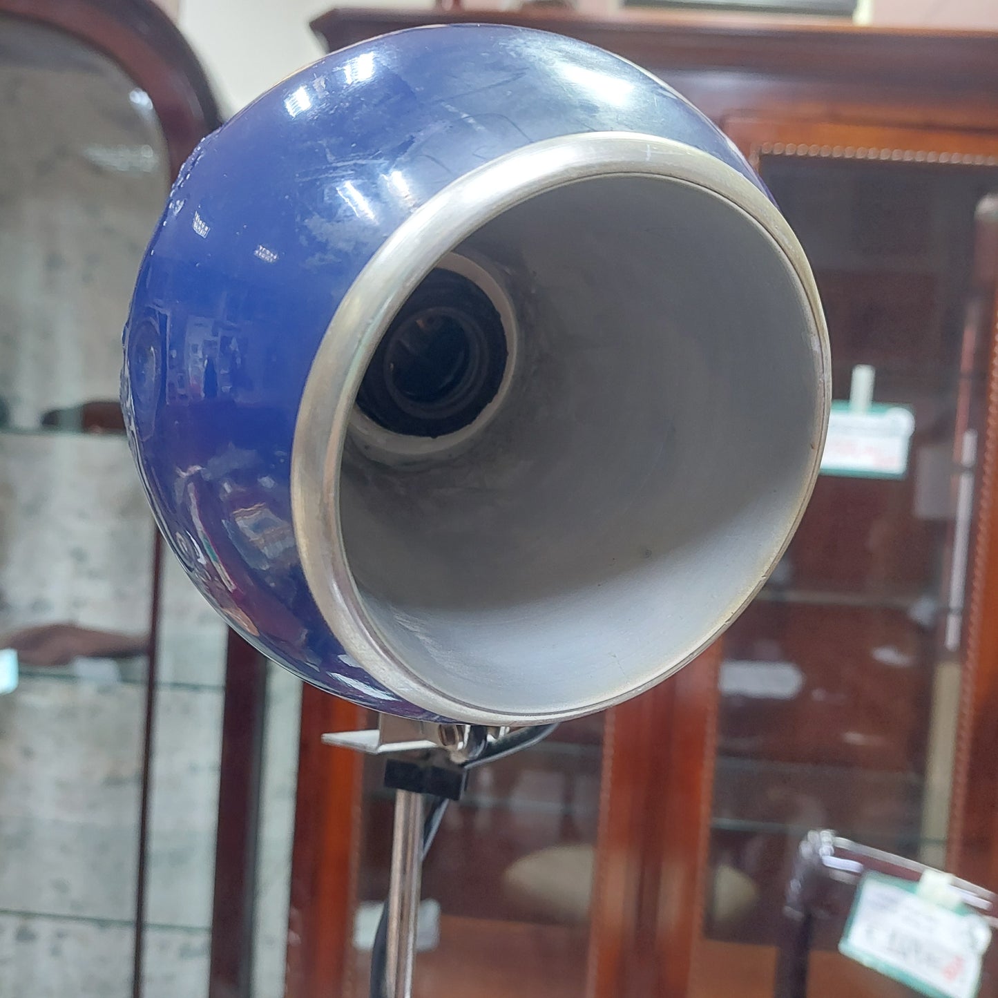 Lampada* Blu Space Age "eye Ball" St. Goffredo Reggiani
