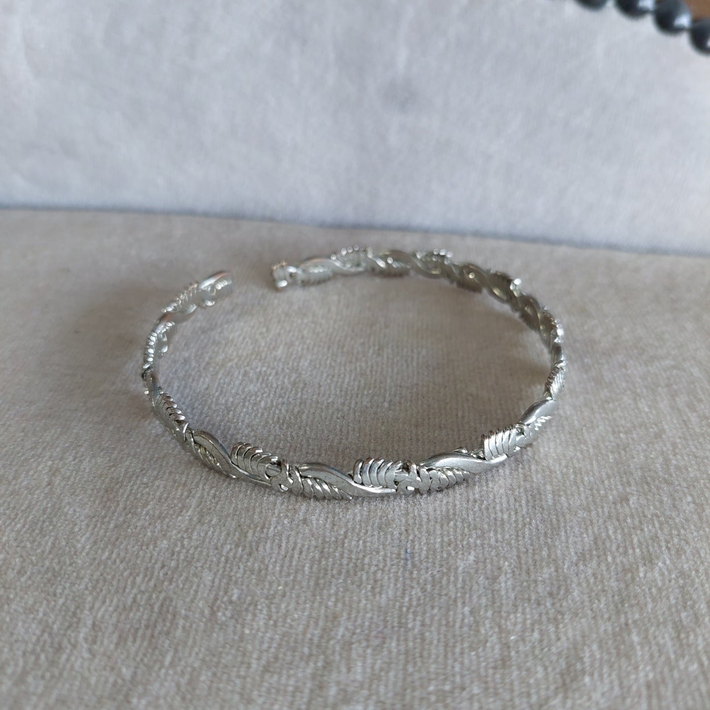 Bracciale Rigido Metallo Argentato