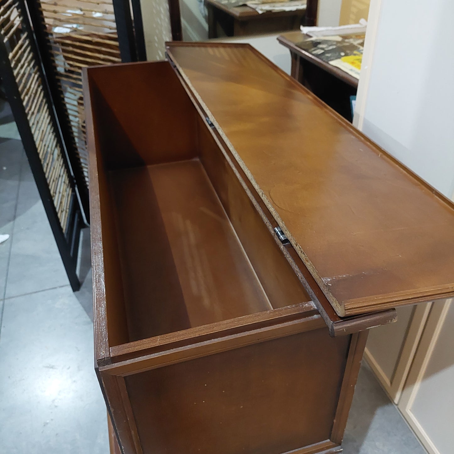 Cassapanca Noce* Cm120x37x46h