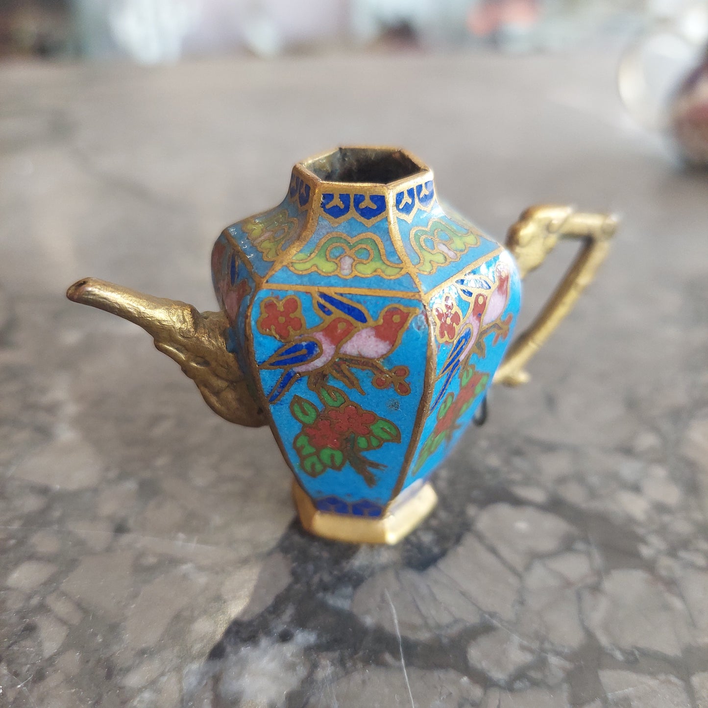 Mini Caffettierina Cloisonnè Cinese