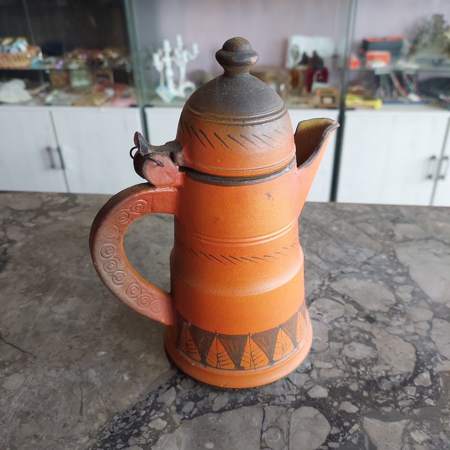 Caffettiera Ceramica * Vintage Garavelli Siena