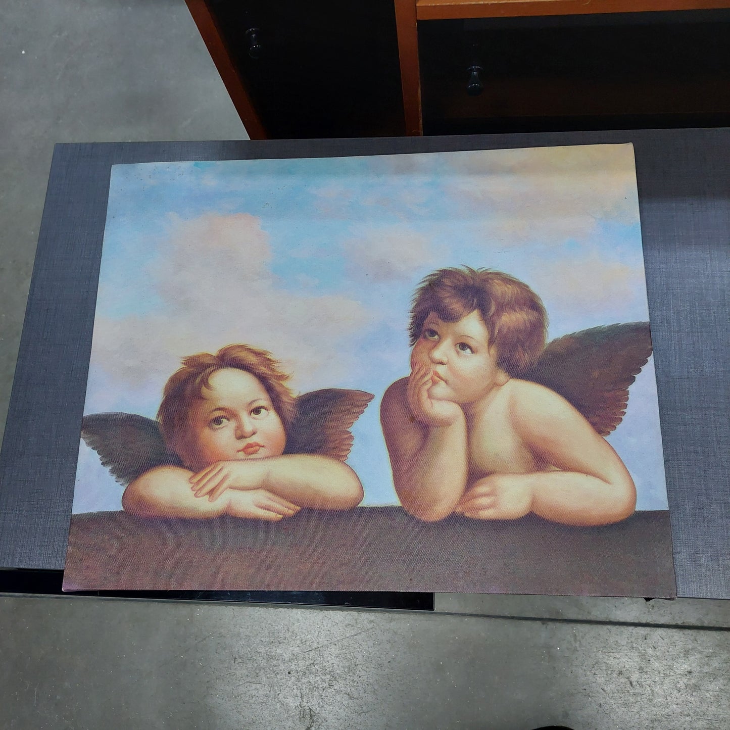 Quadro Stampa Angeli Di Raffaello Cm50x40