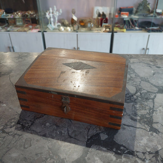 Scatola * Portagioie Legno Ottone