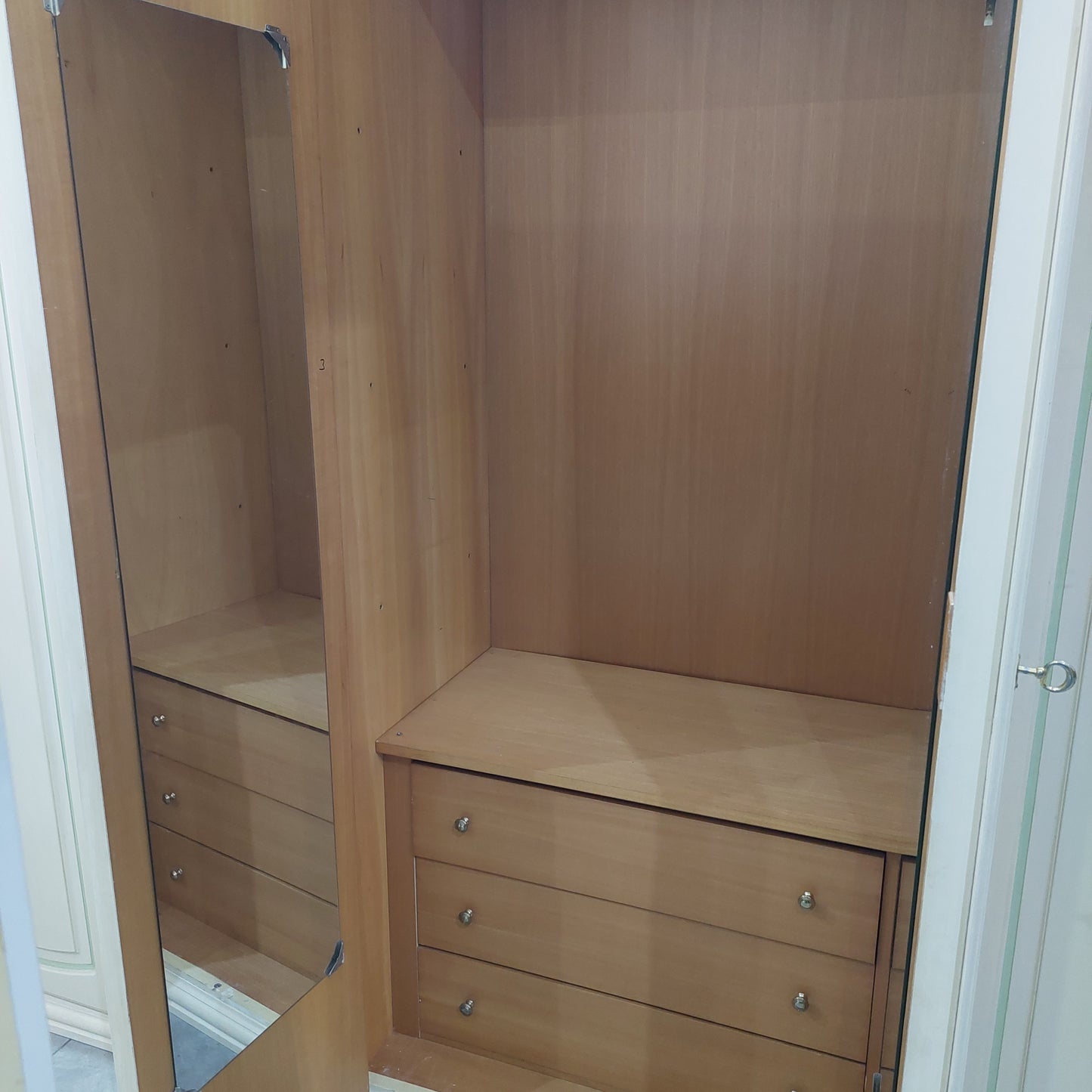 Armadio * Avorio E Verde 6/a Cm308x66x263h