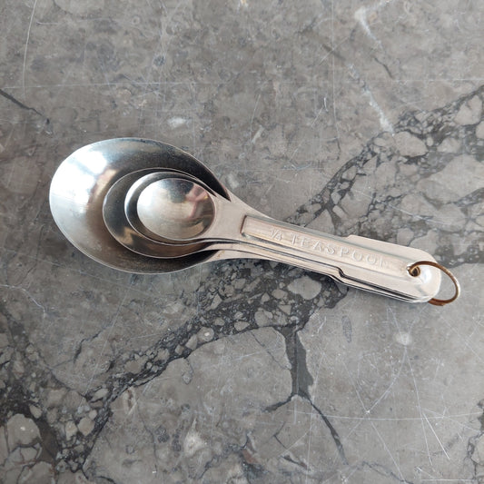 Set/4 Cucchiai Misurini Teaspoon Stainless