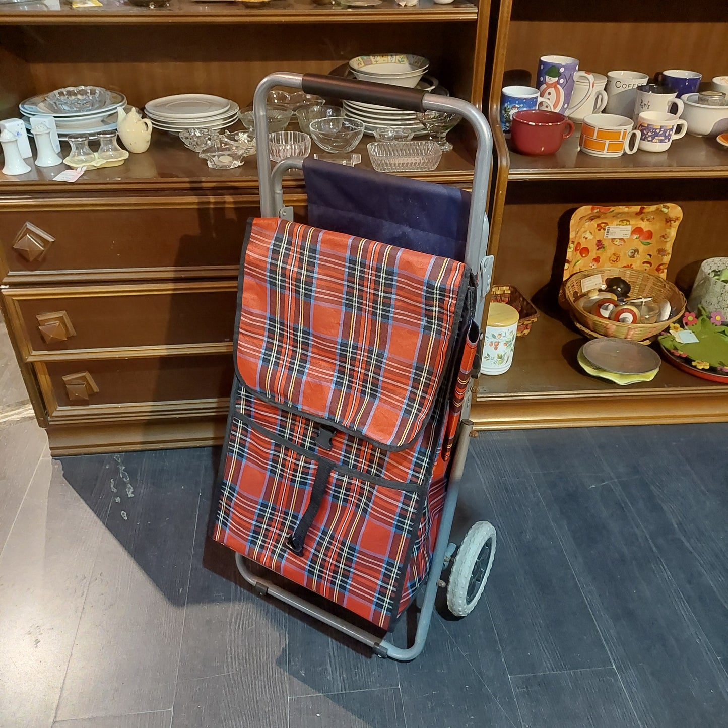 Carrello* Della Spesa Ruote Grandi (chiusura Rotta)