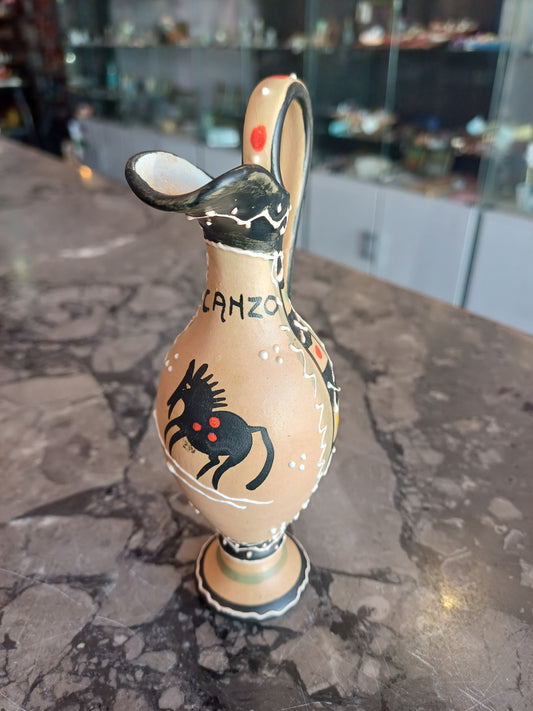 Caraffina Ceramica Deruta Vintage Souvenir "canzo"