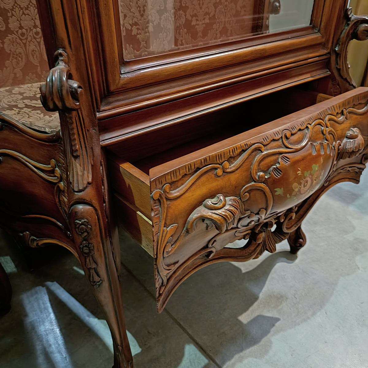 Vetrina St. Barocco 1/a 1/c Cm104x47x195