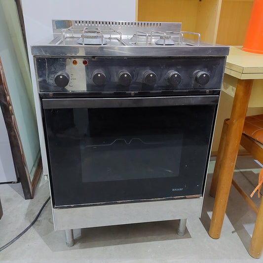 Cucina Acciaio Samet Cba/6531/7 3/fuochi + Induzione Cm60x50x93h